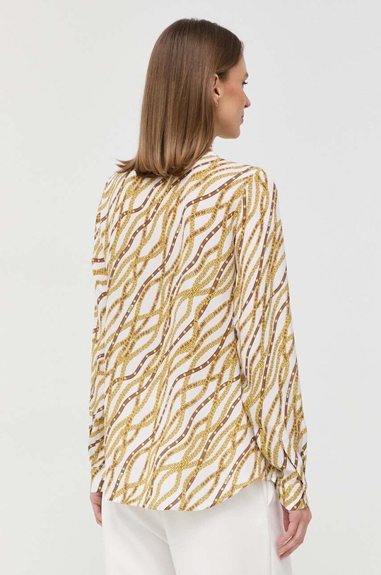 Košile s příměsí hedvábí MICHAEL Michael Kors bílá MS340A68EE