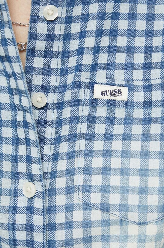 Guess Originals camasa W3GH00WFFH0 albastru