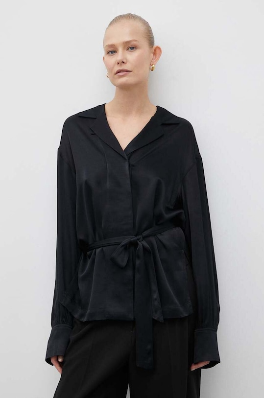 Πουκάμισο 2NDDAY μακρύ μαύρο 2232130250