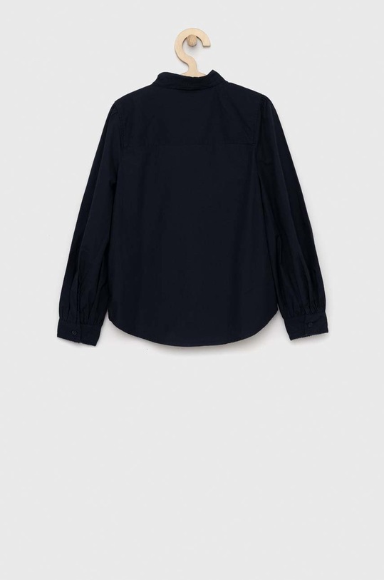 Dječja pamučna košulja Tommy Hilfiger KG0KG07030.PPYX mornarsko plava SS23