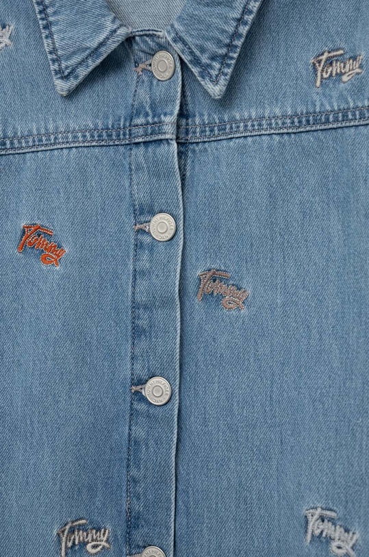 Dziewczynka Tommy Hilfiger koszula jeansowa dziecięca KG0KG07308.PPYX niebieski