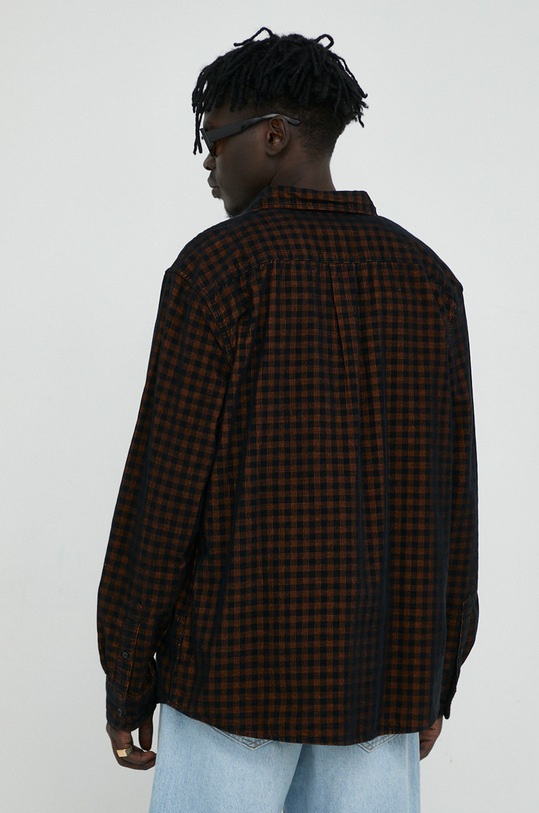 Odzież Wrangler koszula sztruksowa W5A24AH02 brązowy