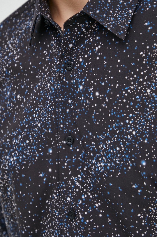 Karl Lagerfeld koszula bawełniana 531601.605000 czarny