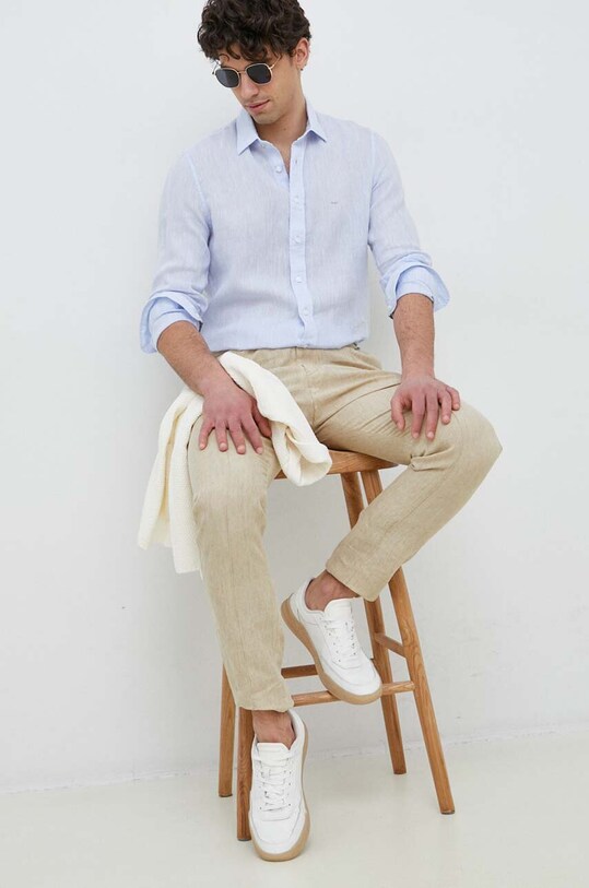 Michael Kors camasa de in lung albastru MK0DS01099