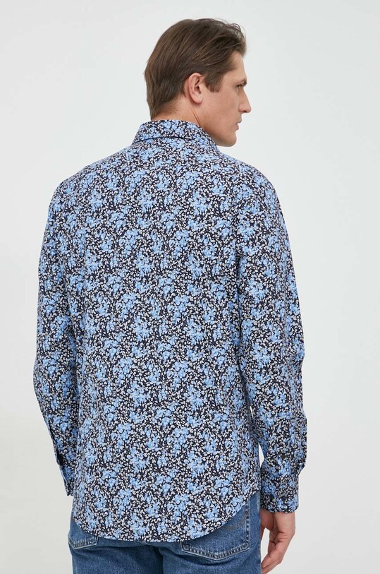 Košile Tommy Hilfiger námořnická modř MW0MW29132.PPYX