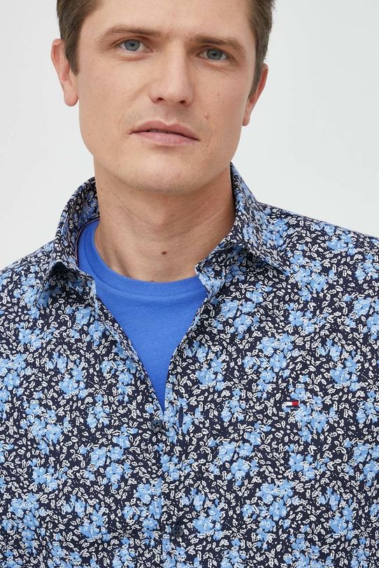 Košile Tommy Hilfiger MW0MW29132.PPYX námořnická modř