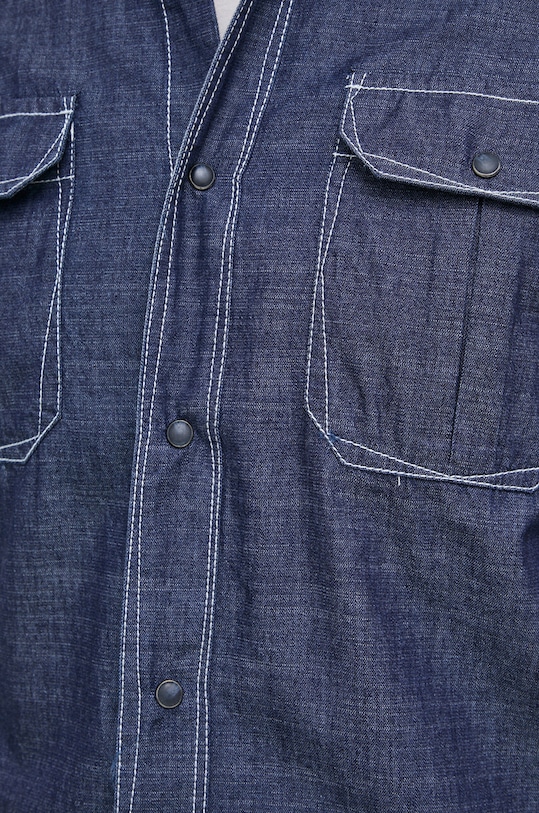 Guess koszula bawełniana M3RH58.WF7Y0 granatowy SS23