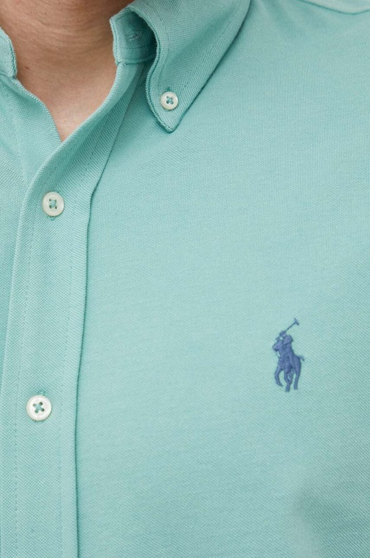 Polo Ralph Lauren koszula bawełniana 710654408 zielony AA00