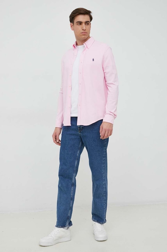 Oblečení Košile Polo Ralph Lauren 710654408 růžová