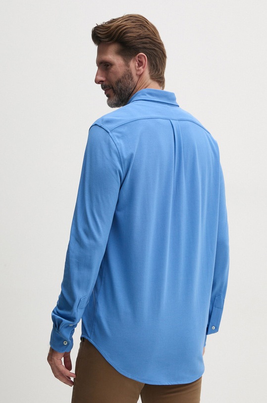 Bavlněná košile Polo Ralph Lauren modrá 710654408