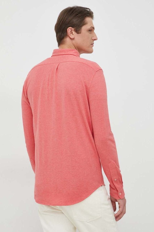 Βαμβακερό πουκάμισο Polo Ralph Lauren κόκκινο 710654408
