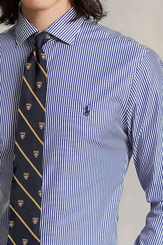 Памучна риза Polo Ralph Lauren бял 712827064