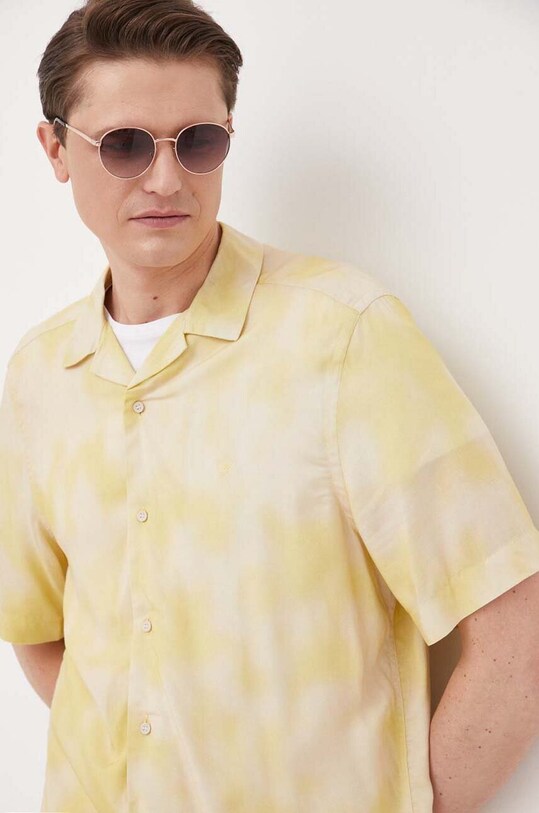 Calvin Klein koszula K10K111062.PPYX żółty
