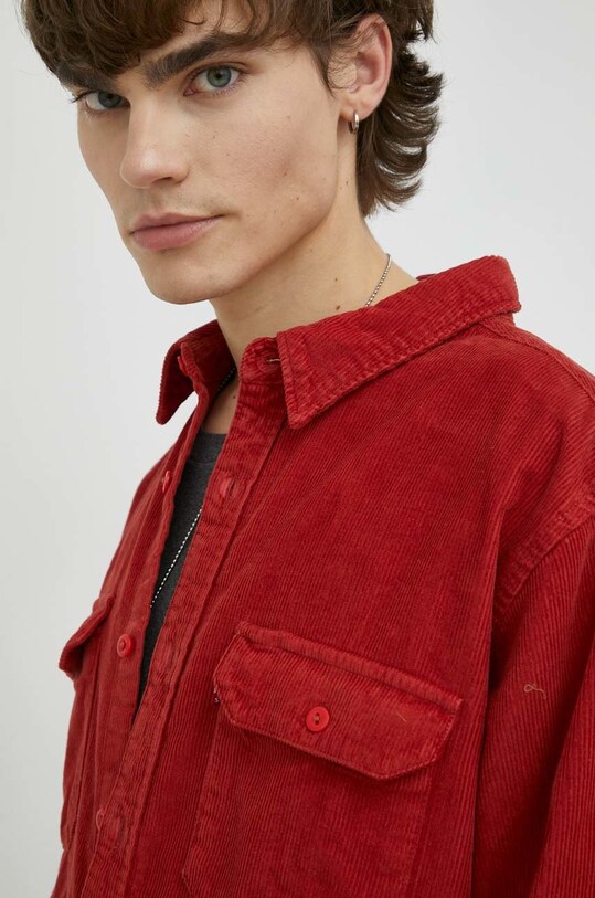 Levi's koszula sztruksowa 19573.0180 czerwony