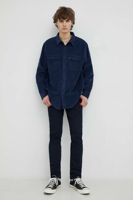 Ρούχα Πουκάμισο κοτλέ Levi's 19587.0226 σκούρο μπλε