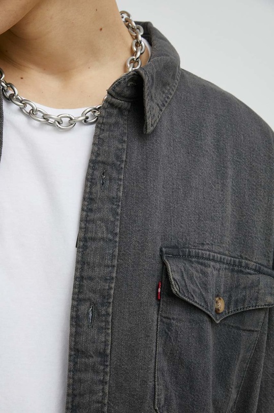 Levi's koszula jeansowa A1919.0016 szary SS23
