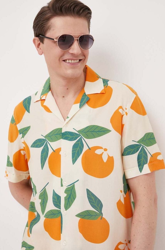 Liu Jo koszula casual beżowy M123P201ORANGEBOWL