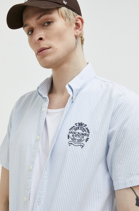 Abercrombie & Fitch camasa scurt albastru KI125.3012.104
