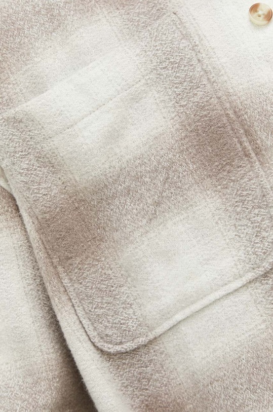 Abercrombie & Fitch camasa din bumbac KI125.3041.178 bej SS23