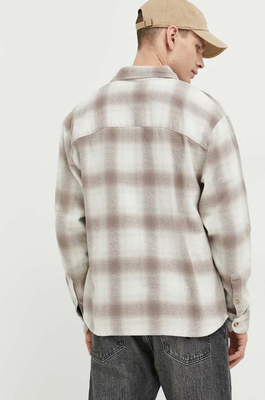 Abercrombie & Fitch camasa din bumbac bej KI125.3041.178