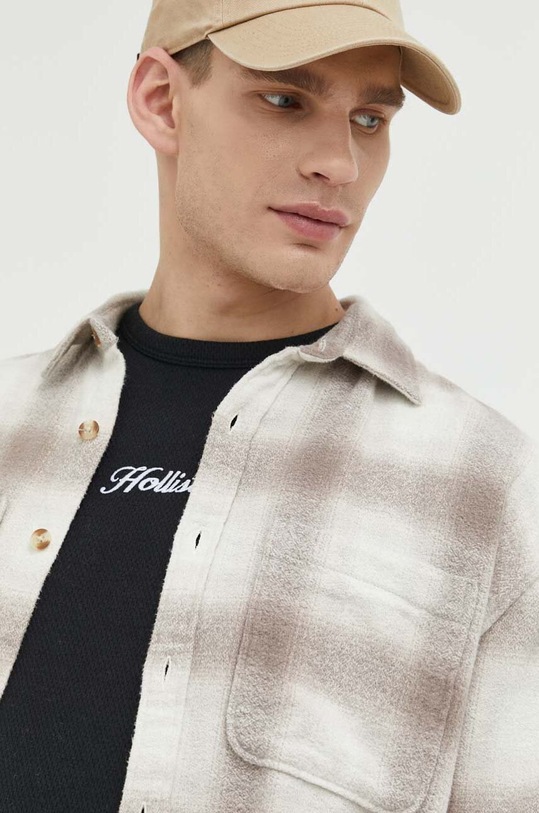 Abercrombie & Fitch camasa din bumbac KI125.3041.178 bej