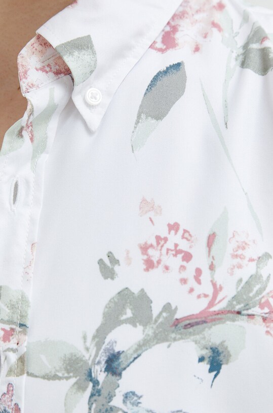 Риза Abercrombie & Fitch KI125.3050.106 бял SS23