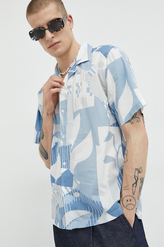 Abercrombie & Fitch koszula casual niebieski KI125.3069.216