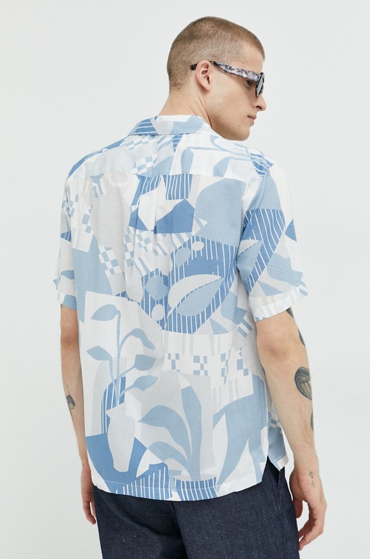 Odzież Abercrombie & Fitch koszula KI125.3069.216 niebieski