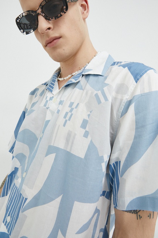 Abercrombie & Fitch koszula niebieski KI125.3069.216