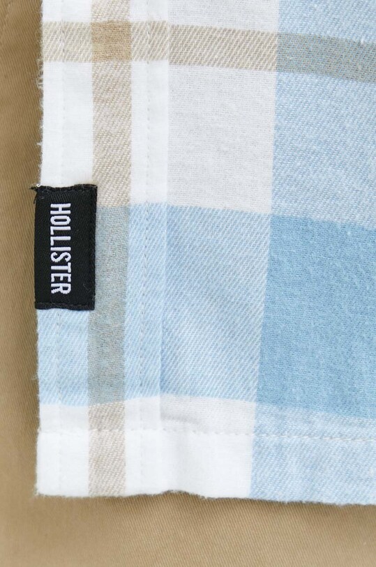 Hollister Co. koszula bawełniana KI325.3045.228 niebieski SS23
