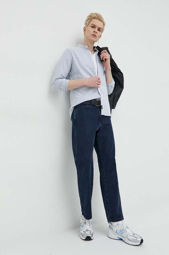 Hollister Co. koszula wzorzyste niebieski KI325.3048.224