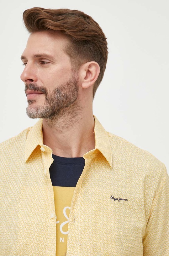 Pepe Jeans koszula bawełniana PM307805.800 żółty