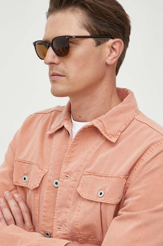 Pepe Jeans koszula jeansowa Bailey Earth pomarańczowy PM307670.145