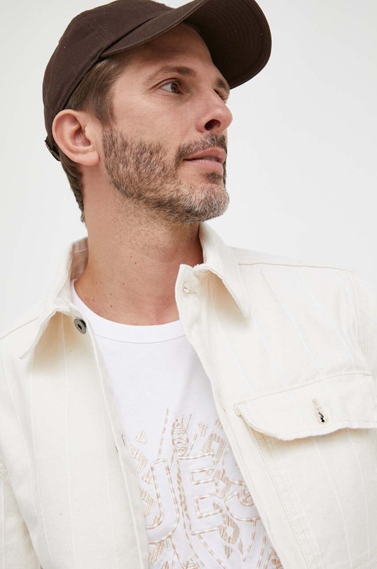 Pepe Jeans koszula jeansowa Blake beżowy PM307797.000