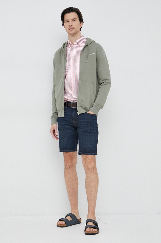 Pepe Jeans koszula bawełniana Livery PM307777.217 czerwony SS23