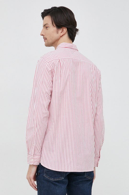 Odzież Pepe Jeans koszula bawełniana Livery PM307777.217 czerwony