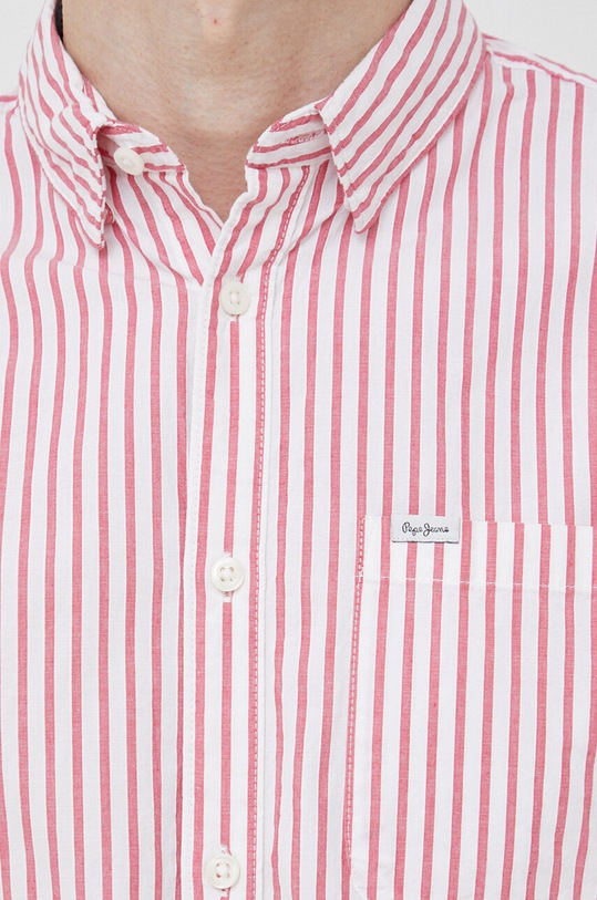 Pepe Jeans koszula bawełniana Livery PM307777.217 czerwony