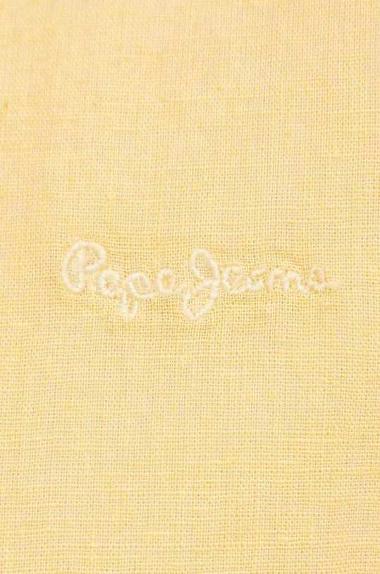 Πουκάμισο από λινό Pepe Jeans Parker PM307794.039 κίτρινο