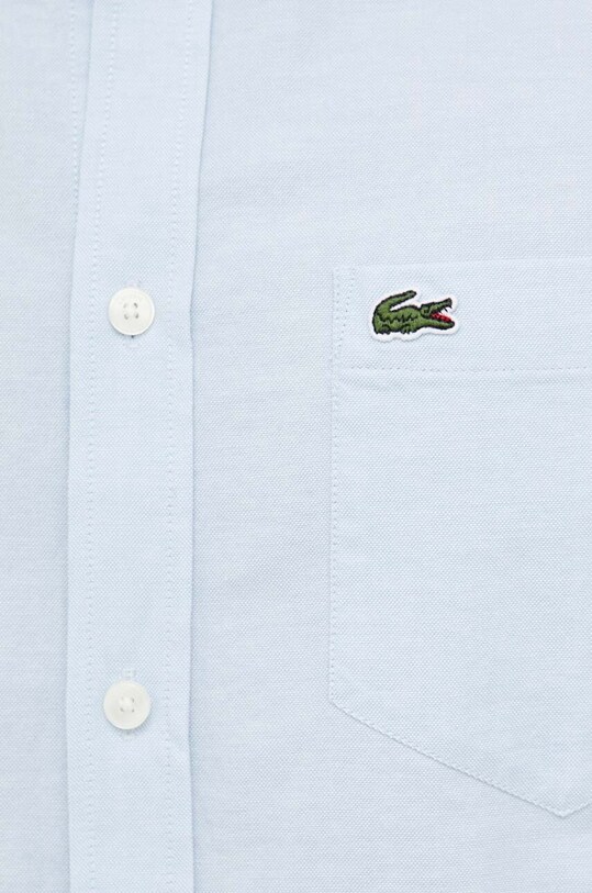 Lacoste camasa din bumbac CH0219 albastru