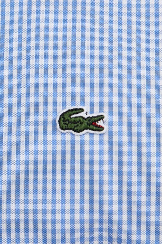 Lacoste koszula bawełniana CH2932 niebieski AW24