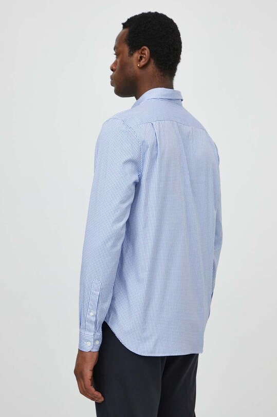 Lacoste koszula bawełniana niebieski CH2932