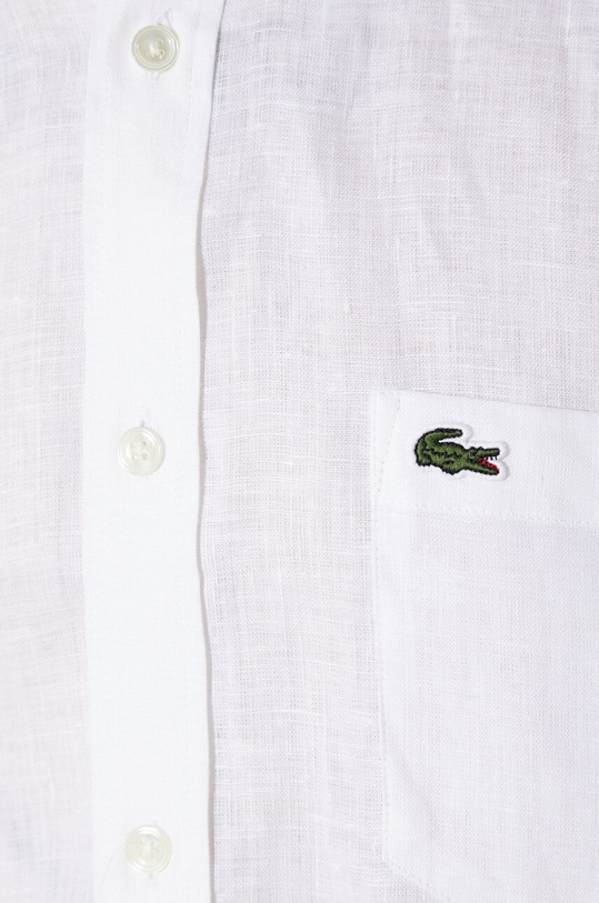 Lacoste koszula lniana CH5699 biały