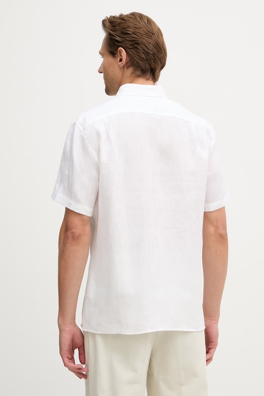 Odzież Lacoste koszula męska lniana CH5699 beżowy