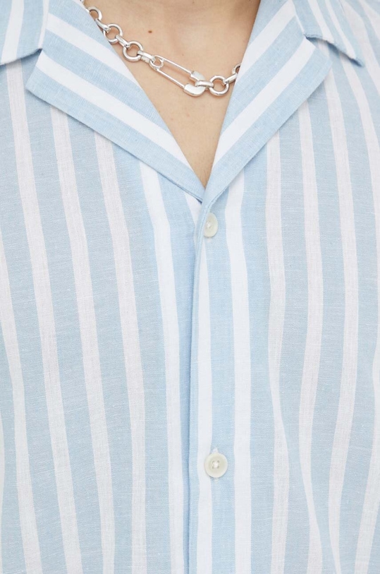 Drykorn camasa din amestec de in 47217.144054.3900 albastru SS23