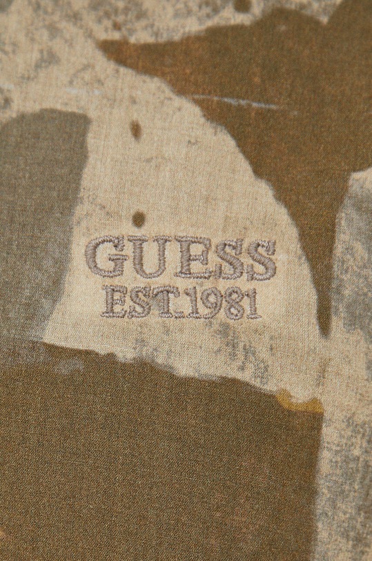 Guess koszula bawełniana M3GH65.WFDS1 zielony