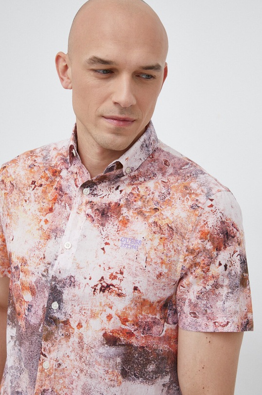 Guess koszula bawełniana M3GH65.WFDS1 multicolor