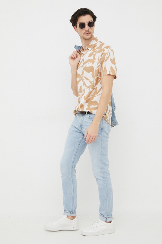 Guess koszula regular beżowy M3GH47.WD4Z2