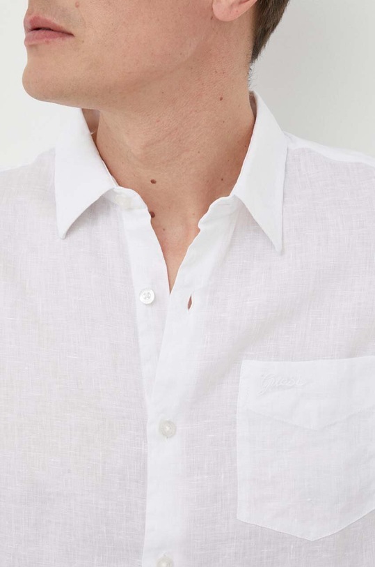 Guess koszula lniana M2YH44.WERX0 biały SS23