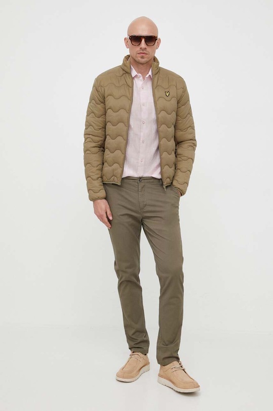 Odzież Guess koszula lniana M2YH44.WERX0 różowy