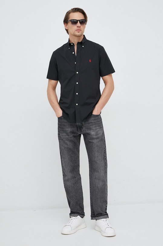 Polo Ralph Lauren koszula 710867700 czarny SS23